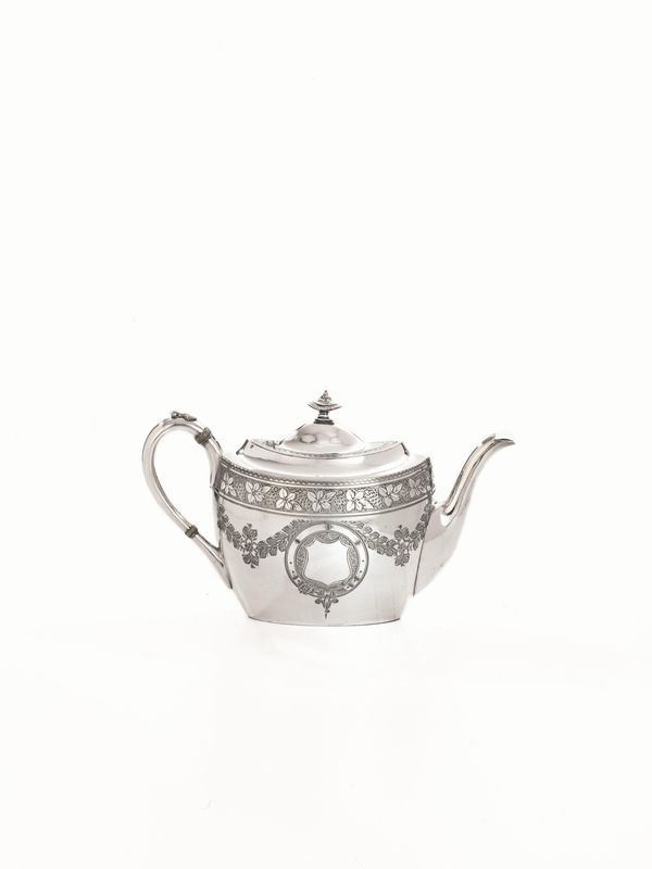 TEIERA, CITT DI SHEFFIELD, FINE SECOLO XIX, JAMES DIXON AND SONS&nbsp;&nbsp;&nbsp;&nbsp;&nbsp;&nbsp;&nbsp;&nbsp;&nbsp;