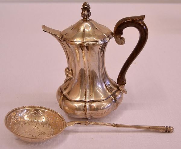 CAFFETTIERA , SEC. XX , VENTRELLA ROMA  - Asta MOBILI, DIPINTI, OGGETTI D'ARTE E GIOIELLI - Poggio Bracciolini Casa d'Aste