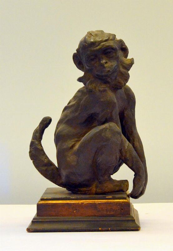 Scultura, sec. XX, in bronzo,