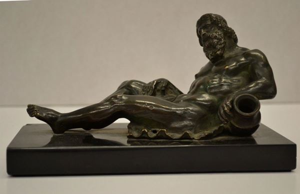 STATUINA IN BRONZO, SECOLO XIX