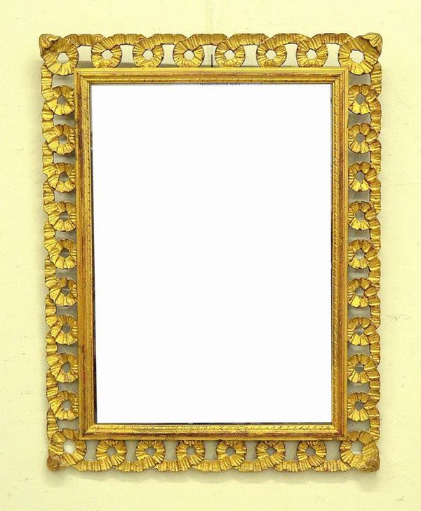 Specchiera, inizi sec. XX, entro cornice