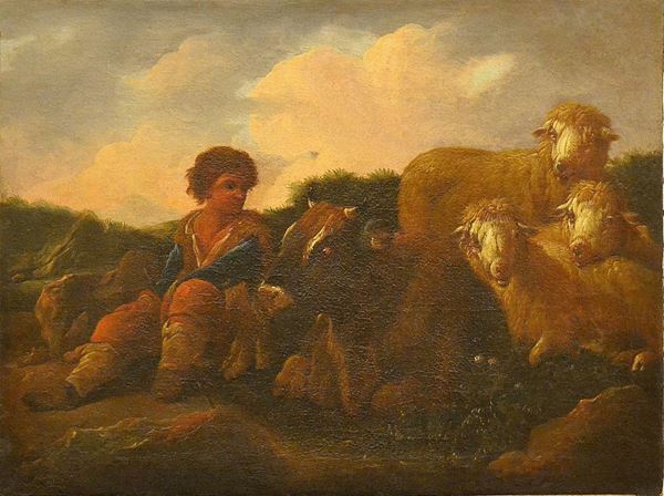 Cerchia di Philipp Ross detto Rosa da Tivoli, sec. XVII-XVIII