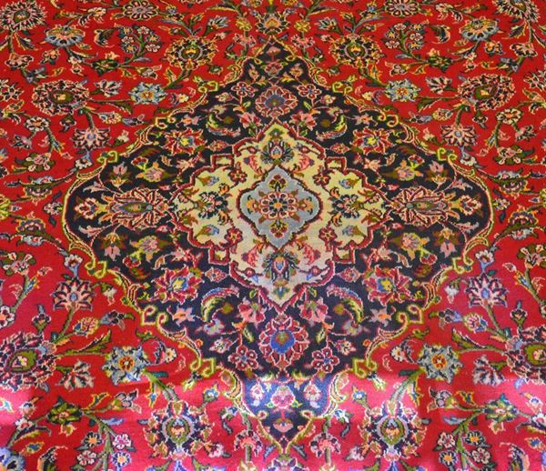 Tappeto persiano Keishan, vecchia manifattura,  - Asta MOBILI, DIPINTI, OGGETTI D'ARTE E GIOIELLI - Poggio Bracciolini Casa d'Aste