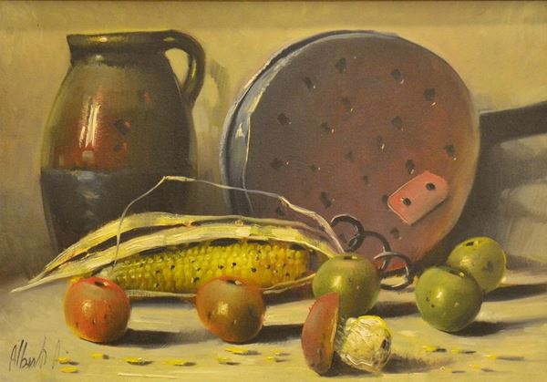 Scuola italiana, sec. XX  - Asta MOBILI, DIPINTI, OGGETTI D'ARTE E GIOIELLI - Poggio Bracciolini Casa d'Aste