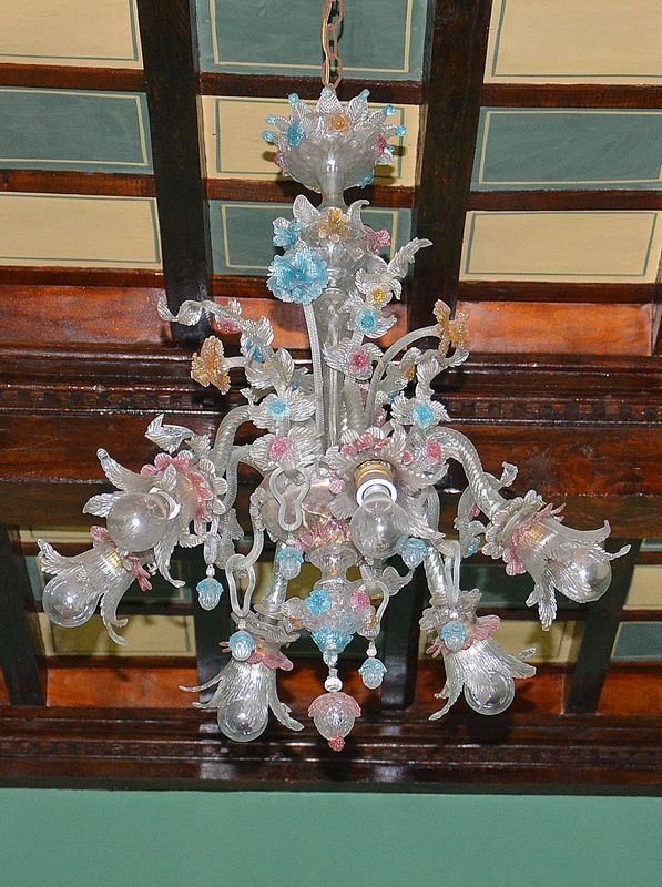 Lumiera, sec. XIX, in vetro di Murano,