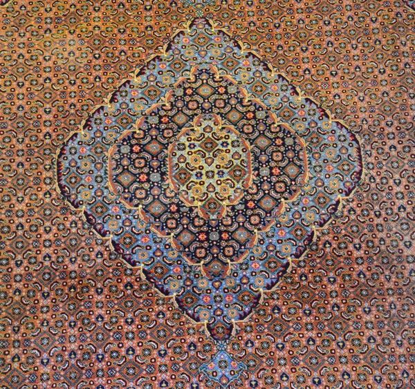 Tappeto persiano Tabriz, misto seta,