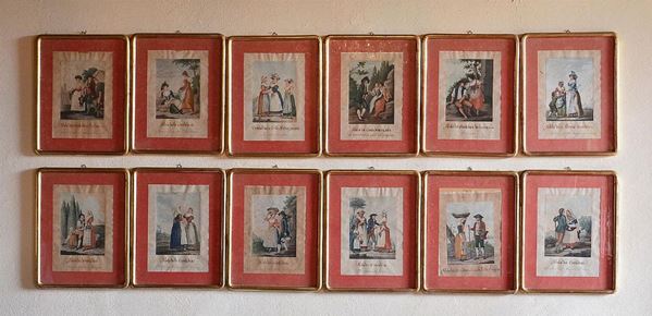 Scuola italiana, sec. XIX  - Asta MOBILI, DIPINTI, OGGETTI D'ARTE E GIOIELLI - Poggio Bracciolini Casa d'Aste