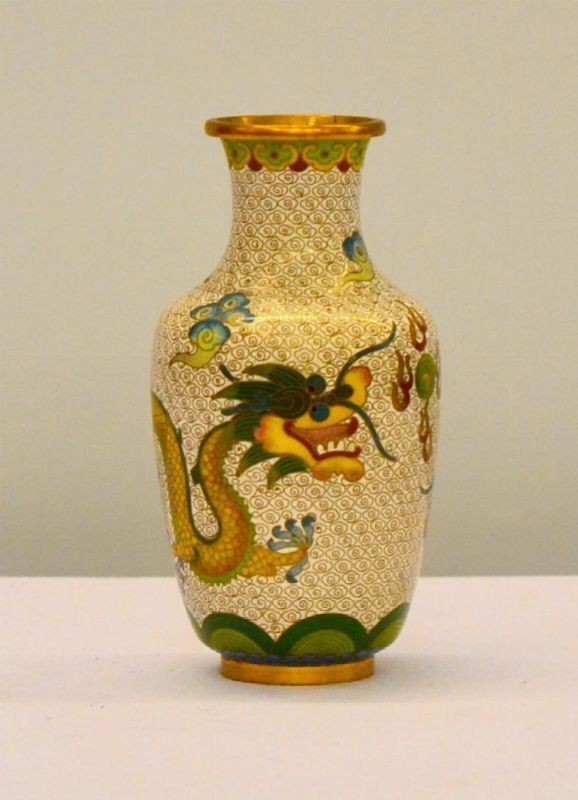 Vaso, arte orientale, sec. XX, in ceramica