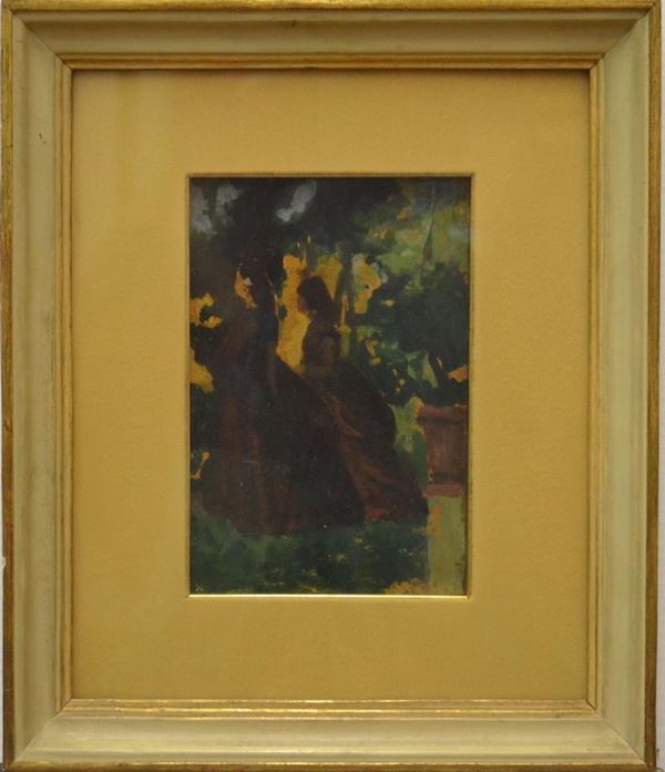 Scuola Italiana del sec. XIX  - Asta MOBILI, DIPINTI, OGGETTI D'ARTE E GIOIELLI - Poggio Bracciolini Casa d'Aste