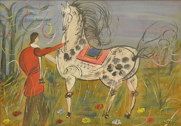 Luigi Spazzapan  - Asta MOBILI, DIPINTI, OGGETTI D'ARTE E GIOIELLI - Poggio Bracciolini Casa d'Aste