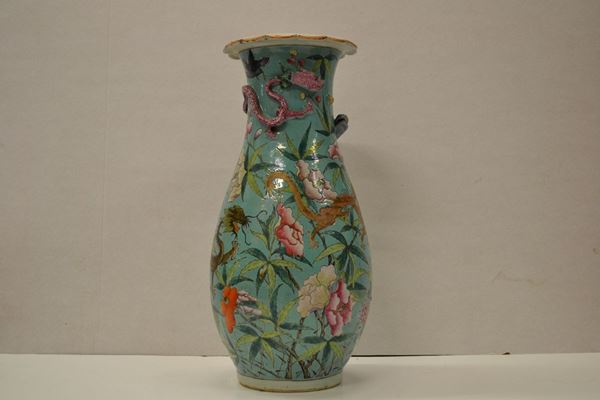 Vaso in porcella, Cina, sec. XIX,
