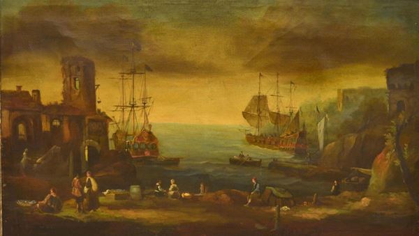 Scuola nord europea, sec. XIX  - Asta MOBILI, DIPINTI, OGGETTI D'ARTE E GIOIELLI - Poggio Bracciolini Casa d'Aste