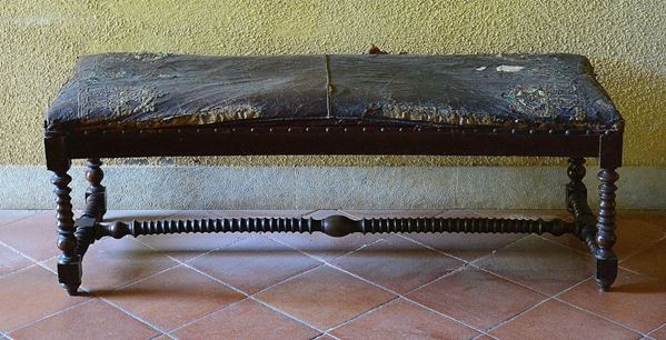 Panchetta, sec. XIX, in noce, seduta in