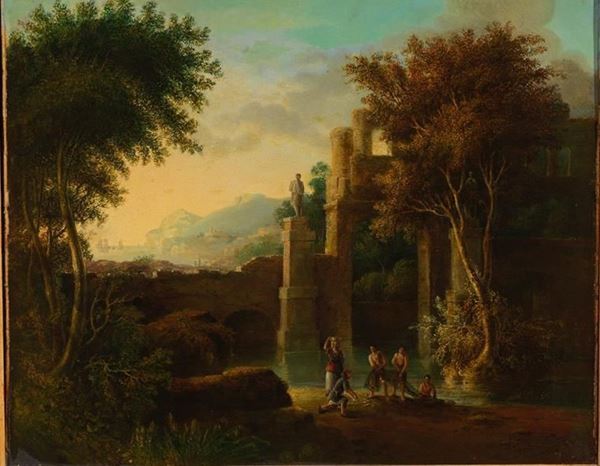 Scuola romana, sec. XVIII  - Asta interni - Poggio Bracciolini Casa d'Aste