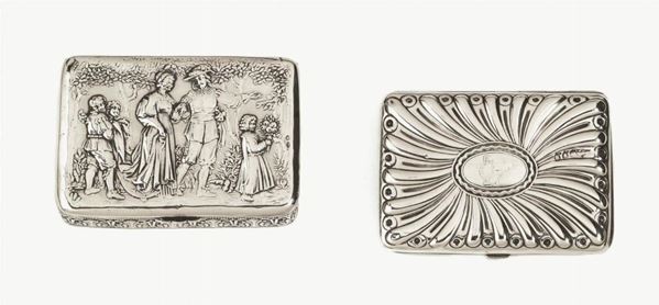 SCATOLINA, HANAU, FINE SECOLO XIX  - Asta interni - Poggio Bracciolini Casa d'Aste