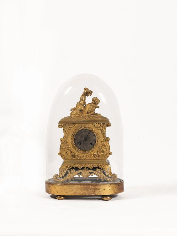 OROLOGIO DA CAMINO, FRANCIA, PERIODO LUIGI FILIPPO