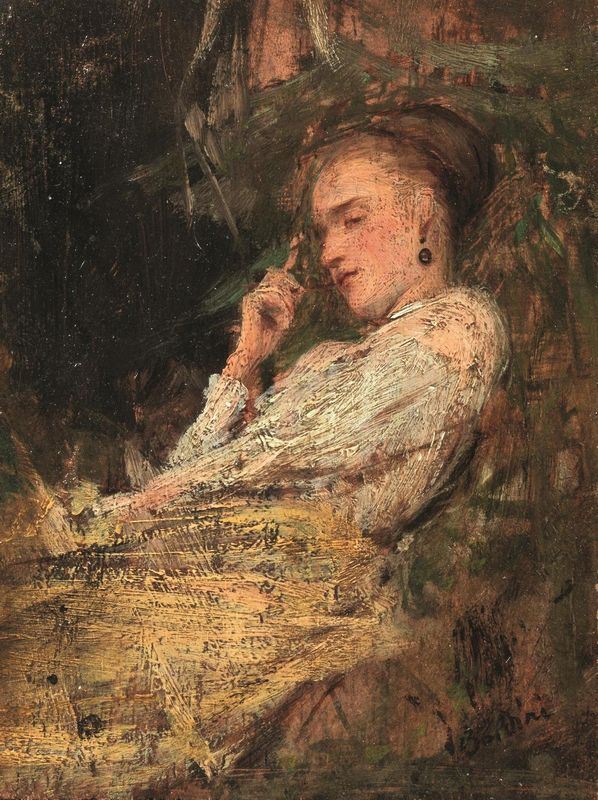 Scuola Toscana del sec. XIX  - Asta interni - Poggio Bracciolini Casa d'Aste