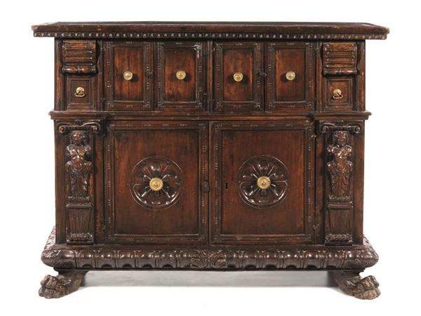 CREDENZA, ITALIA CENTRALE, SECOLO XVII