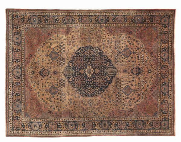 TAPPETO KIRMAN PERSIANO, SEC. XIX