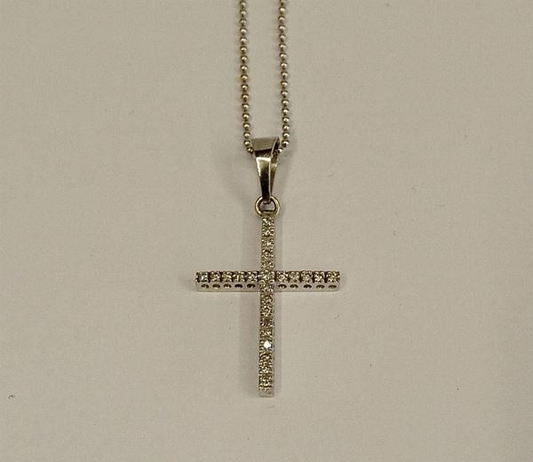 PENDENTE IN ORO E DIAMANTI 