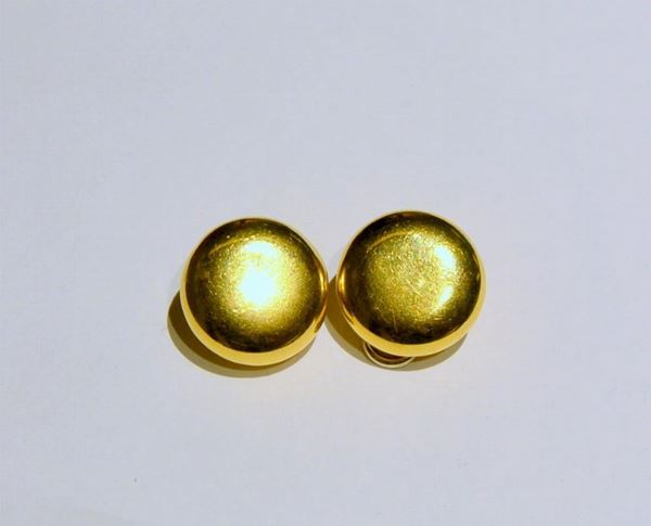 PAIO DI ORECCHINI IN ORO GIALLO