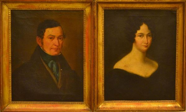 Scuola italiana, sec. XIX  - Asta GIOIELLI, ARGENTI, ARREDI, DIPINTI - Poggio Bracciolini Casa d'Aste