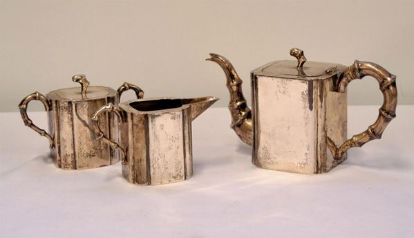 PICCOLO SERVITO DA TE', GERMANIA FINE SEC. XIX   - Asta GIOIELLI, ARGENTI, ARREDI, DIPINTI - Poggio Bracciolini Casa d'Aste