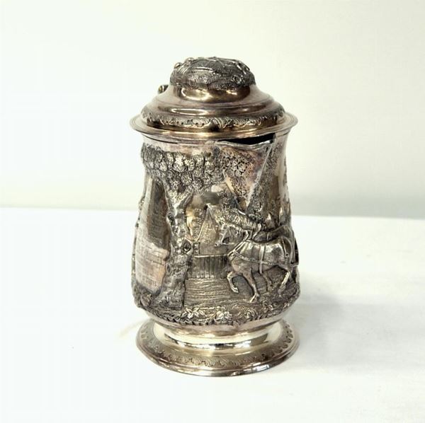 TANKARD, LONDRA, 1780, ARGENTIERE JOHN KING&nbsp;&nbsp;&nbsp;&nbsp;&nbsp;&nbsp;&nbsp;&nbsp;&nbsp;&nbsp;&nbsp;&nbsp;&nbsp;&nbsp;&nbsp;&nbsp;&nbsp;&nbsp;&nbsp;&nbsp;&nbsp;&nbsp;&nbsp;&nbsp;&nbsp;&nbsp;&nbsp;&nbsp;&nbsp;&nbsp;&nbsp;