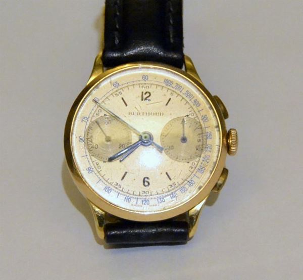 OROLOGIO DA POLSO, BERTHOUD  - Asta GIOIELLI, ARGENTI, ARREDI, DIPINTI - Poggio Bracciolini Casa d'Aste