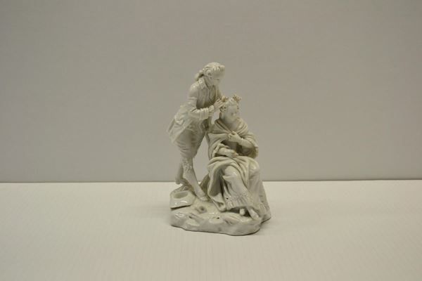 GRUPPO, MANIFATTURA CAPODIMONTE, META' SECOLO XIX