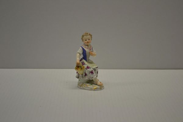 FIGURA, MANIFATTURA DI MEISSEN, SECOLO XIX