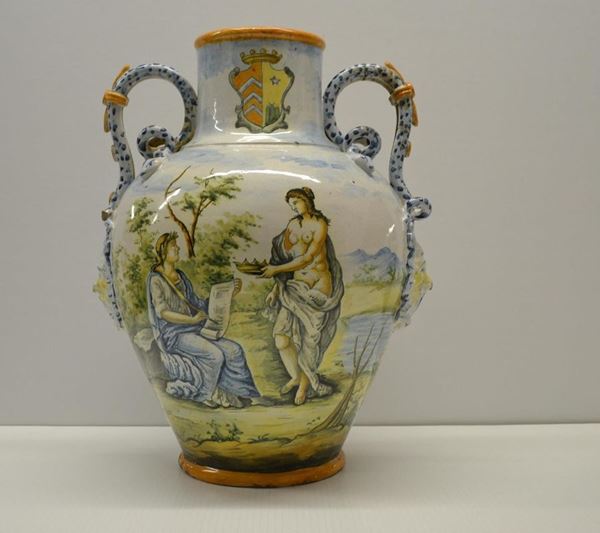 GRANDE VASO, ITALIA SETTENTRIONALE, FINE SECOLO XIX