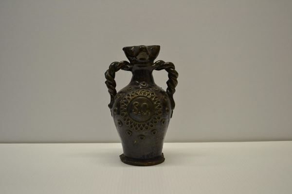 VASO BIANSATO, ITALIA MERIDIONALE, SECOLO XVIII