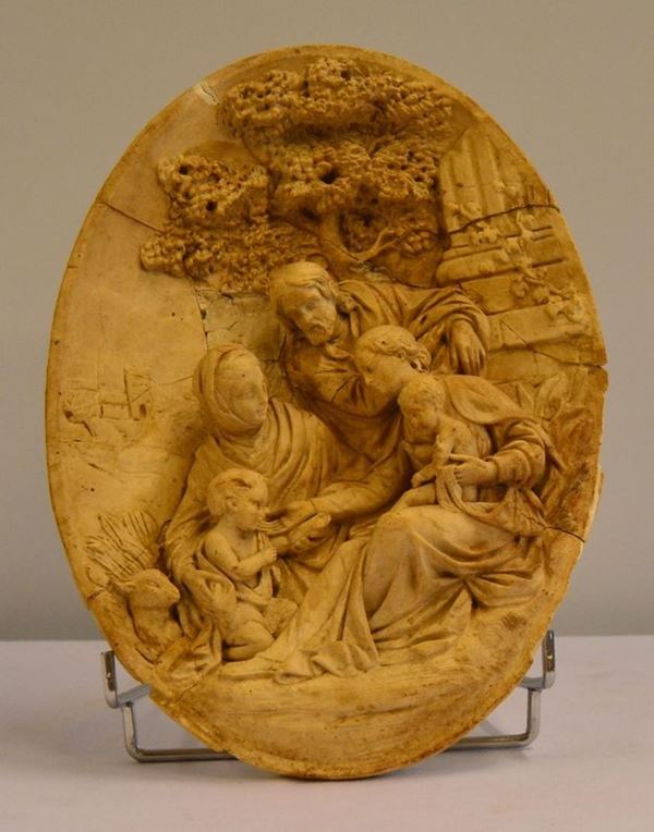 Altorilievo, sec. XIX, in gesso, raffigurante