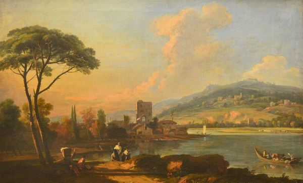 Scuola nord europea, sec. XIX  - Asta GIOIELLI, ARGENTI, ARREDI, DIPINTI - Poggio Bracciolini Casa d'Aste