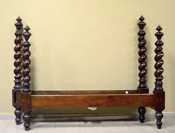 Letto, Emilia , sec. XVIII  - Asta GIOIELLI, ARGENTI, ARREDI, DIPINTI - Poggio Bracciolini Casa d'Aste