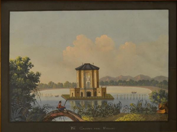 Scuola napoletana, sec. XIX  - Asta GIOIELLI, ARGENTI, ARREDI, DIPINTI - Poggio Bracciolini Casa d'Aste