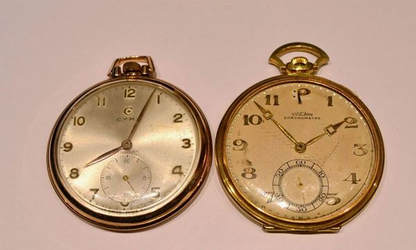 OROLOGIO DA TASCA, CYMA, IN ORO GIALLO