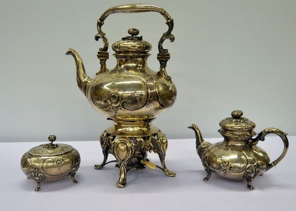 SERVITO DA TE' , GERMANIA , INIZI SEC. XX , ARGENTIERE  - Asta ANTIQUARIATO, COLLEZIONISMO, GIOIELLI - Poggio Bracciolini Casa d'Aste