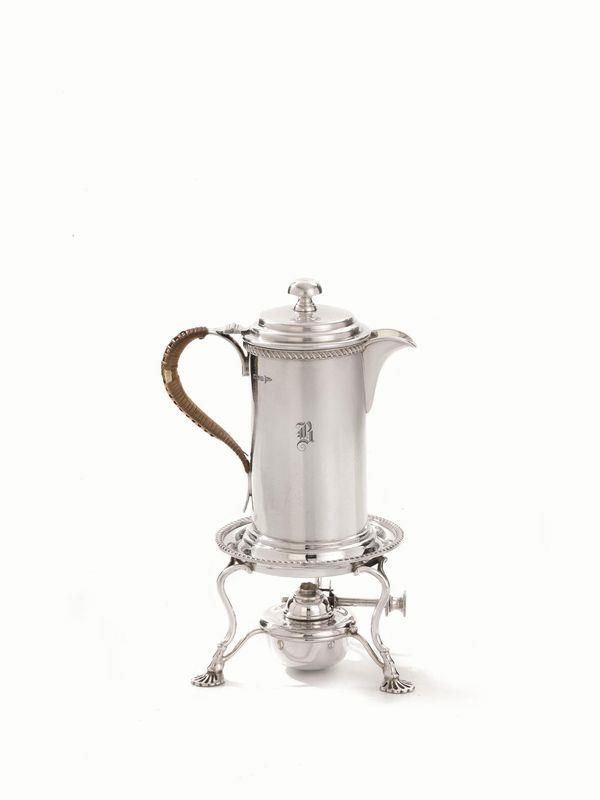 TEIERA CON FORNELLINO  - Asta ANTIQUARIATO, COLLEZIONISMO, GIOIELLI - Poggio Bracciolini Casa d'Aste