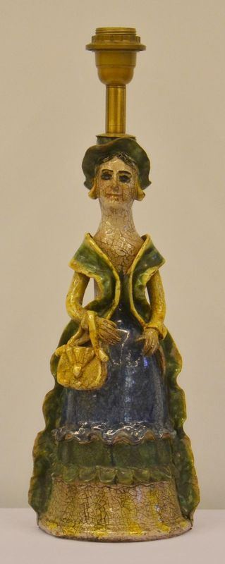 Scultura, sec. XX, in ceramica Caltagirone, raffigurante