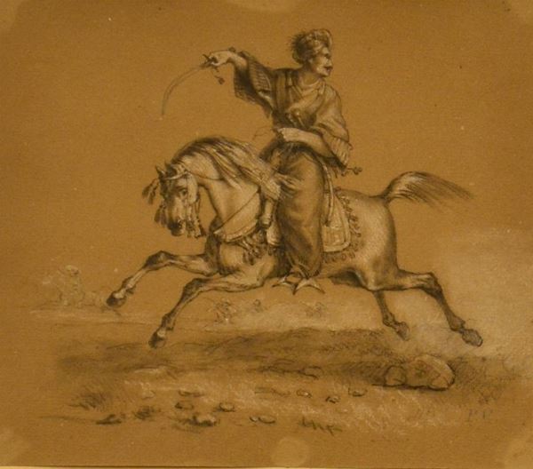 Scuola italiana, sec. XIX  - Asta ANTIQUARIATO, COLLEZIONISMO, GIOIELLI - Poggio Bracciolini Casa d'Aste