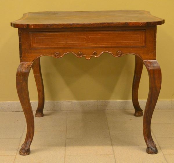 Tavolo da gioco, Italia meridionale, sec. XVIII,