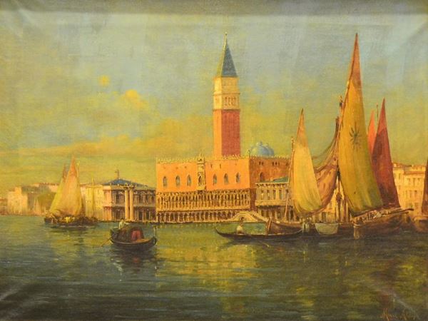 Scuola del sec. XX&nbsp;&nbsp;&nbsp;&nbsp;&nbsp;&nbsp;&nbsp;&nbsp;&nbsp;&nbsp;&nbsp;&nbsp;&nbsp;&nbsp;&nbsp;&nbsp;&nbsp;&nbsp;&nbsp;&nbsp;&nbsp;&nbsp;&nbsp;&nbsp;&nbsp;&nbsp;&nbsp;&nbsp;  - Asta ANTIQUARIATO, COLLEZIONISMO, GIOIELLI - Poggio Bracciolini Casa d'Aste