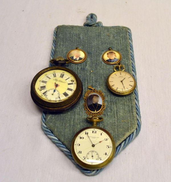 TRE OROLOGI DA TASCA , INIZI SEC. XX                                      