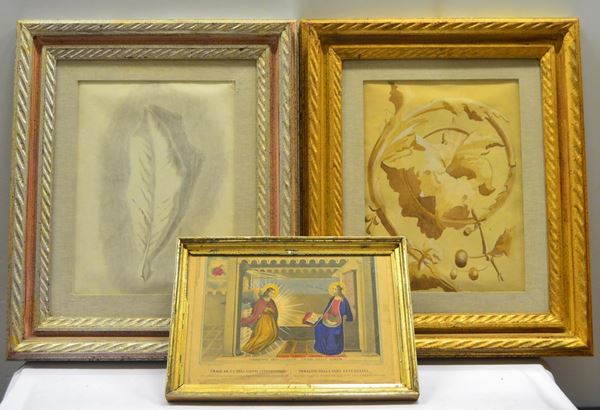 Stampa su carta, IMMAGINE SACRA                                             - Asta DIPINTI  MOBILI  OGGETTI D'ARTE - Poggio Bracciolini Casa d'Aste
