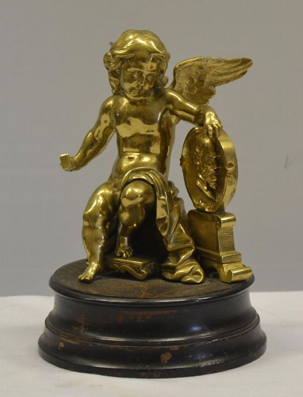 Scultura, sec. XX, in bronzo dorato,&nbsp;&nbsp;&nbsp;&nbsp;&nbsp;&nbsp;&nbsp;&nbsp;&nbsp;&nbsp;&nbsp;&nbsp;&nbsp;&nbsp;&nbsp;&nbsp;&nbsp;&nbsp;&nbsp;&nbsp;&nbsp;&nbsp;&nbsp;&nbsp;&nbsp;&nbsp;&nbsp;&nbsp;&nbsp;&nbsp;&nbsp;&nbsp;&nbsp;&nbsp;&nbsp;&nbsp;&nbsp;&nbsp;