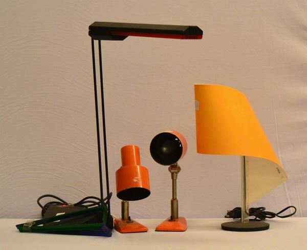 Quattro lampade da tavolo, anni 80,&nbsp;&nbsp;&nbsp;&nbsp;&nbsp;&nbsp;&nbsp;&nbsp;&nbsp;&nbsp;&nbsp;&nbsp;&nbsp;&nbsp;&nbsp;&nbsp;&nbsp;&nbsp;&nbsp;&nbsp;&nbsp;&nbsp;&nbsp;&nbsp;&nbsp;&nbsp;&nbsp;&nbsp;&nbsp;&nbsp;&nbsp;&nbsp;&nbsp;&nbsp;&nbsp;&nbsp;&nbsp;&nbsp;&nbsp;