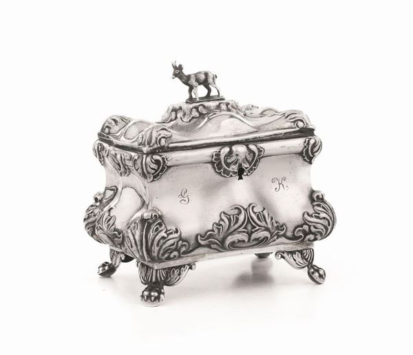 COFANETTO PORTA GIOIE, VIENNA, PROBABILMENTE 1834  - Asta INTERNI - Poggio Bracciolini Casa d'Aste