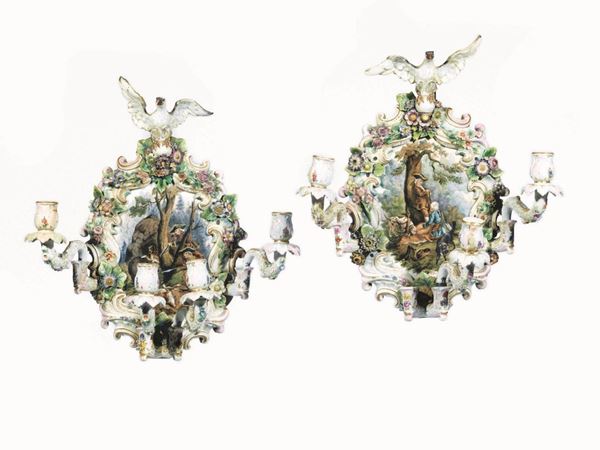 Coppia di applique, Germania, sec. XIX